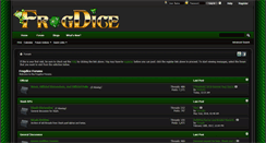 Desktop Screenshot of forums.frogdice.com