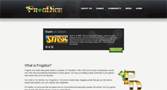 Desktop Screenshot of frogdice.com